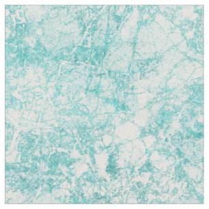 Mint Blue & White Marble Texture Fabric