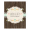Mint Boho Rustic Wedding Shower Cards Gifts Sign