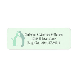 Mint Bride and Groom