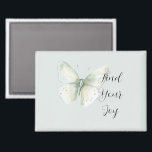 Mint Butterfly Joy Magnet<br><div class="desc">Mint Butterfly Joy</div>
