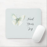 Mint Butterfly Joy Mouse Pad<br><div class="desc">Mint Butterfly Joy</div>