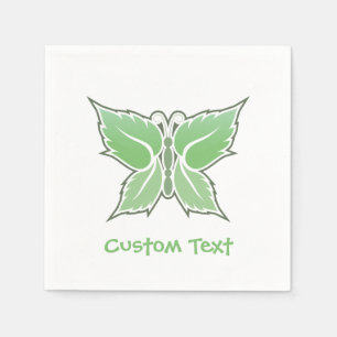 Mint Butterfly Napkin