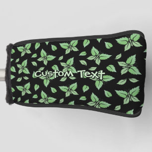 Mint Butterfly Pattern Golf Head Cover