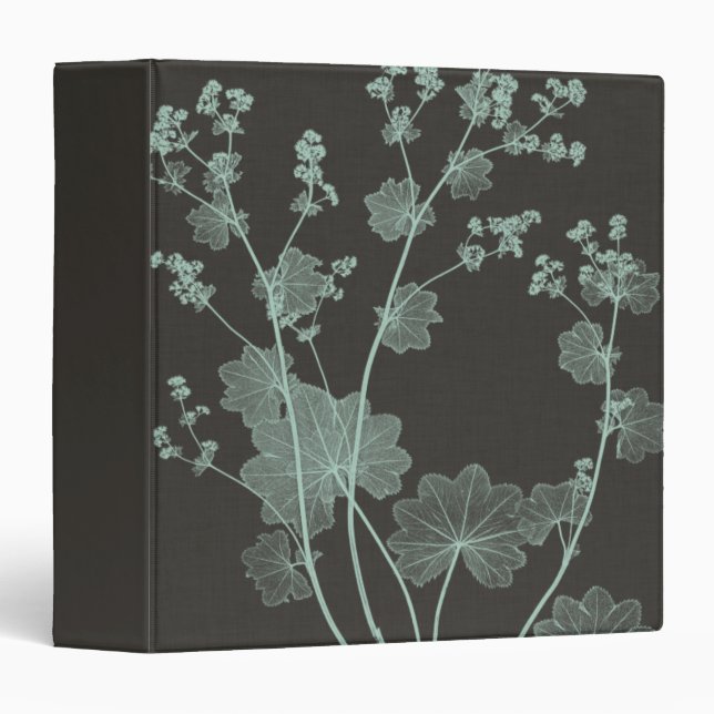Mint & Charcoal Nature Study I Binder (Front/Spine)