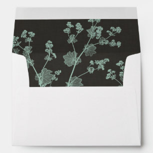 Mint & Charcoal Nature Study I Envelope