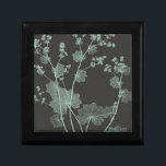 Mint & Charcoal Nature Study I Gift Box<br><div class="desc">Floral</div>