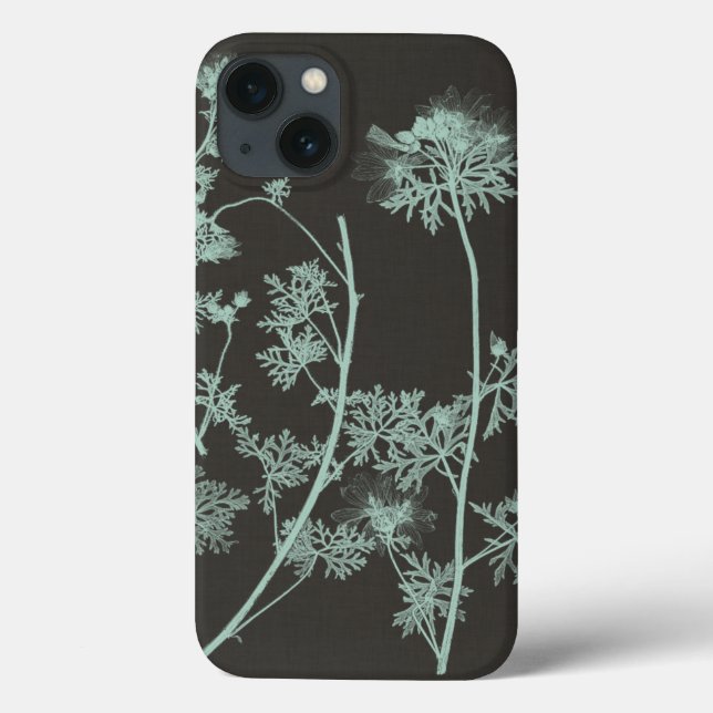 Mint & Charcoal Nature Study IV Case-Mate iPhone Case (Back)