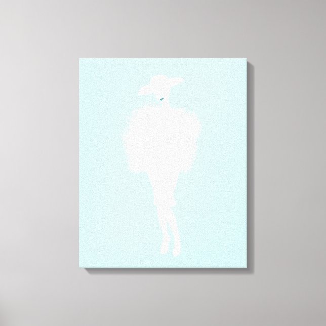 Mint Chic Canvas Print (Front)