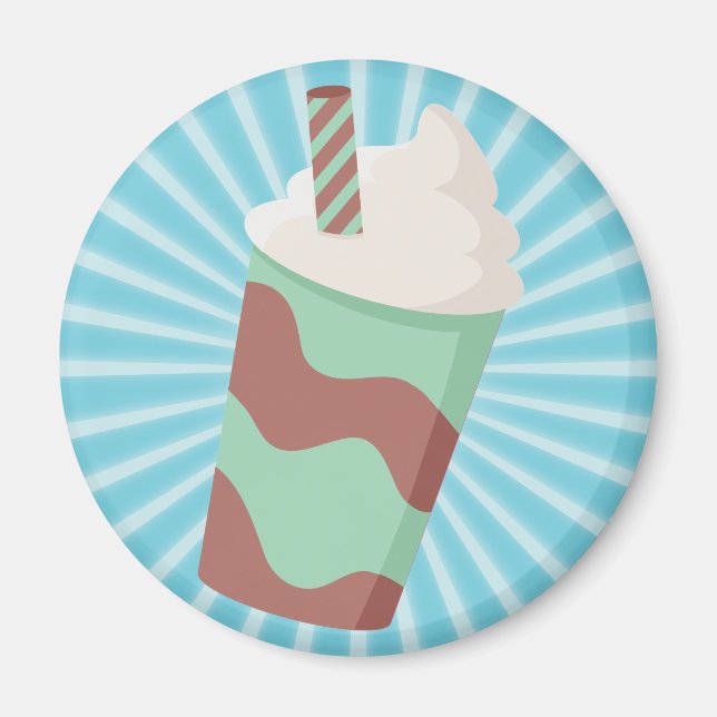 Mint Choc Milkshake Magnet (Front)