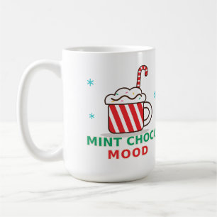 mint choco mood cute christmas round pillow coffee mug