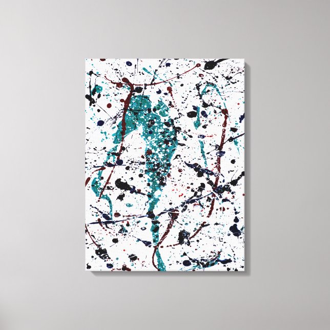 Mint Chocolate Chip Canvas Print (Front)