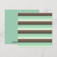 Mint Chocolate Chip Colour Block Stripes 