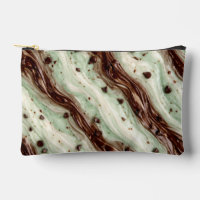 Mint Chocolate Chip Milkshake Marble Design