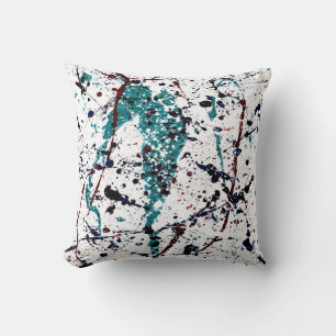 Mint Chocolate Chip Throw Pillow