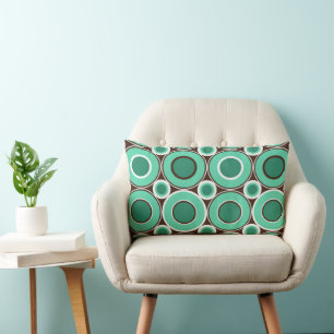 Mint Chocolate Doughnut With White Cushion