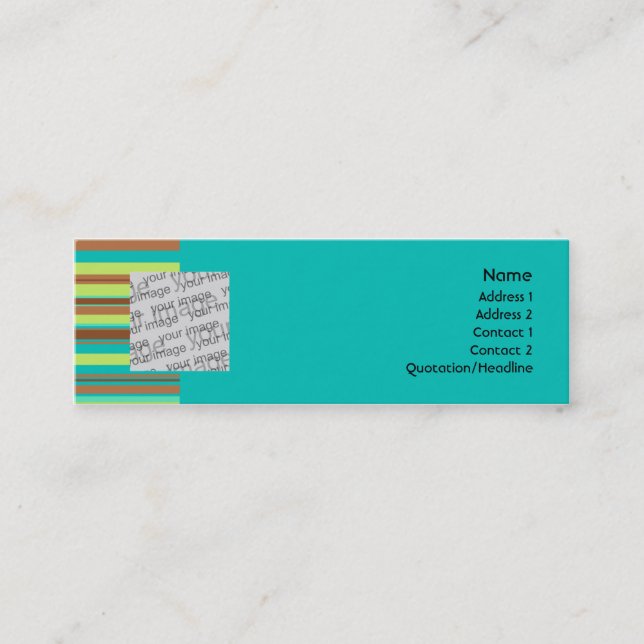Mint Chocolate Profile Card (Front)