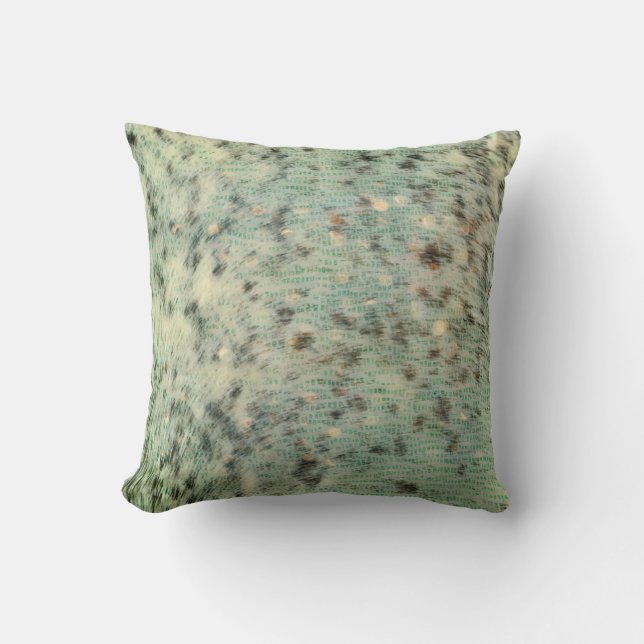 Mint Chocolate Throw Pillow (Front)