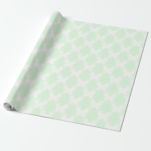 Mint Christmas Tree Wrapping Paper