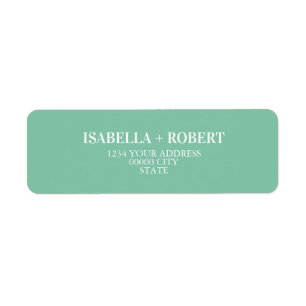 Mint classic Personalized wedding