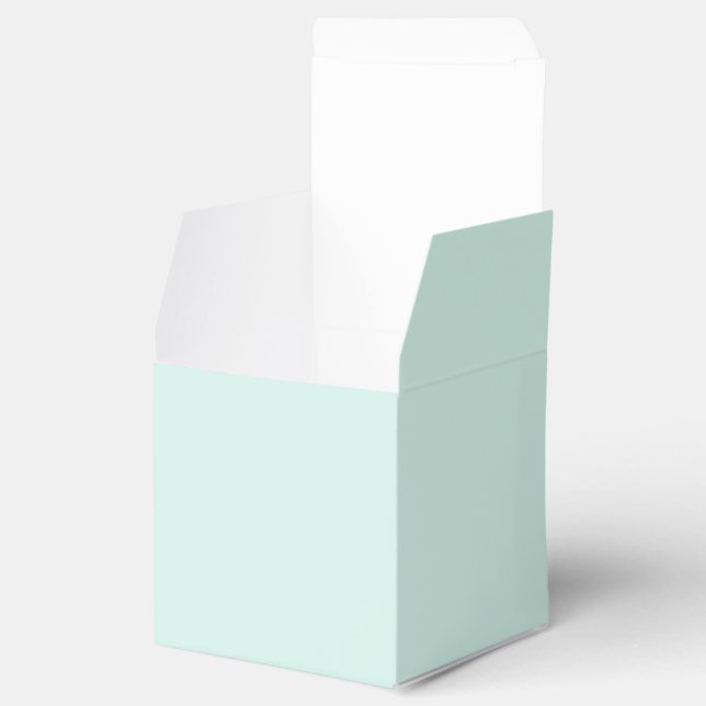 Mint Cloud Favor Box (Opened)