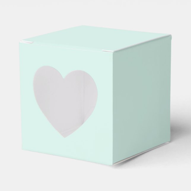 Mint Cloud Favor Box (Front Side)