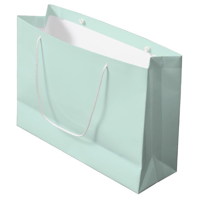 Mint Cloud Large Gift Bag (Front Angled)