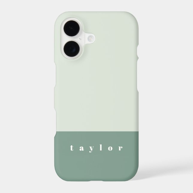 Mint Colour Block Personalized (Back)