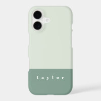 Mint Colour Block Personalized