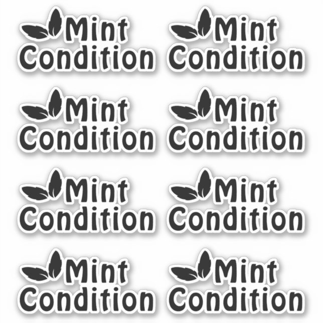 Mint Condition Peel-Off (Front)