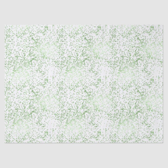 Mint Confetti Dots Tissue Paper (Front)