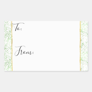 Mint Confetti Points Or À Partir Des Stickers De N