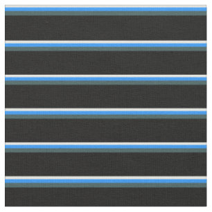 Mint Cream, Blue, Dark Slate Grey, and Black Fabric