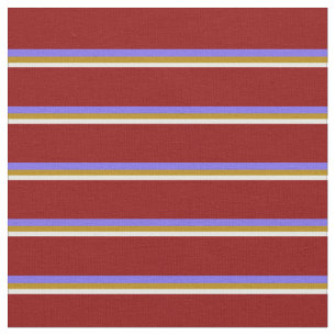 Mint Cream, Goldenrod, Medium Slate Blue, Dark Red Fabric