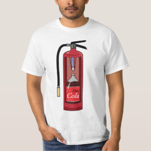Mint Diet Cola Soda Fire Extinguisher T-Shirt