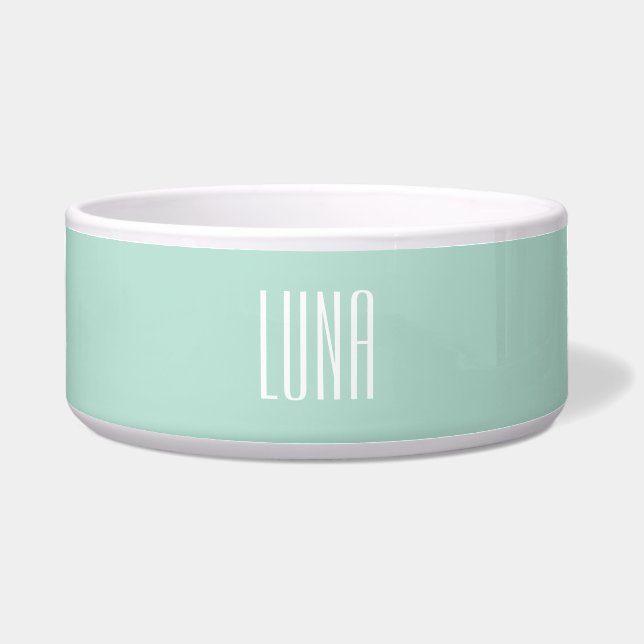 Mint Dog Bowl (Front)