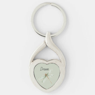 Mint Dream Dragonfly Keychain