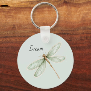 Mint Dream Dragonfly Keychain