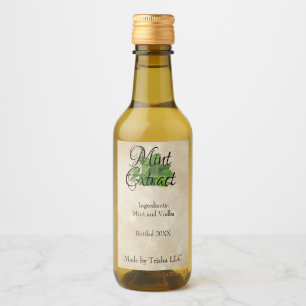 Mint Extract Custom Label