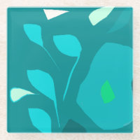 Mint flavour illustration Coaster