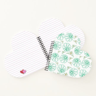 Mint Floral Calm Spiral Notebook