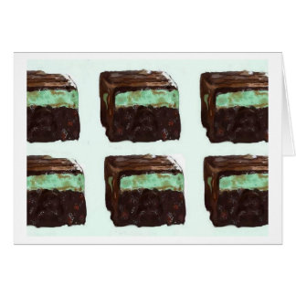 Mint Fudge Brownie Card