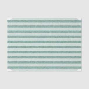 Mint Glam Stripes Tissue Paper