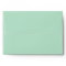 Mint Green and White Chevron Envelope
