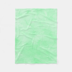 Mint Green Batik Lovely Cloudy Sky Fleece Blanket