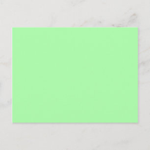 Mint Green Blank Postcard