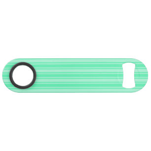 Mint green candy stripes bar key