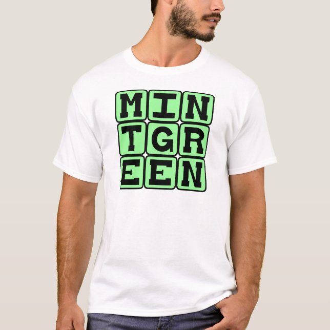 Mint Green, Colour T-Shirt (Front)