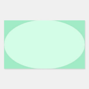 Mint Green Custom Elegant Colour Blank Template Sticker