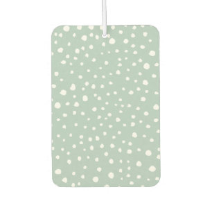 Mint Green Dalmatian Spots, Dalmatian Dots, Dotted Air Freshener