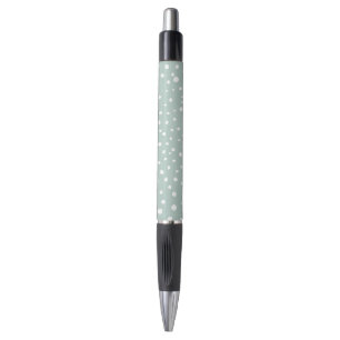 Mint Green Dalmatian Spots, Dalmatian Dots, Dotted Pen